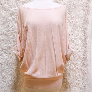Super lightweight blush pink sweater